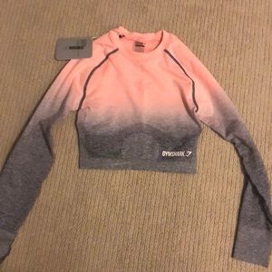 Gymshark seamless ombré crop top